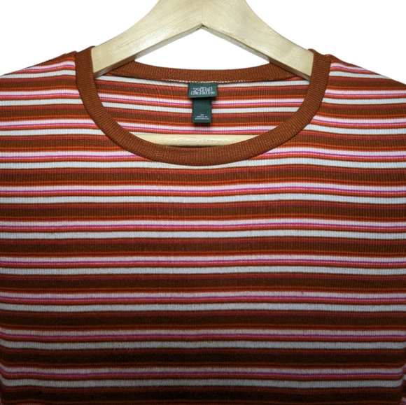NWOT | Wild Fable Striped Lettuce Edge Crop Top - Picture 2 of 9